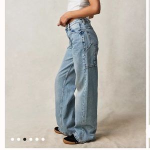 FREE PEOPLE: We The Free Tinsley Baggy High-Rise Jeans